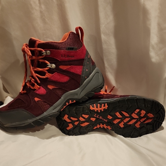 L.L. Bean Other - L.L. Bean Kids Boots - Burgundy and Gray